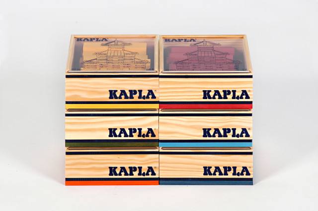 KAPLA Die 40er Quadrate, rot Ansicht 2