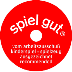 spiel gut ® vom Arbeitsausschuß Kinderspiel + Spielzeug ausgezeichnet recommended - spiel gut logo spiel gut ® vom Arbeitsausschuß Kinderspiel + Spielzeug ausgezeichnet recommended - spiel gut logo
